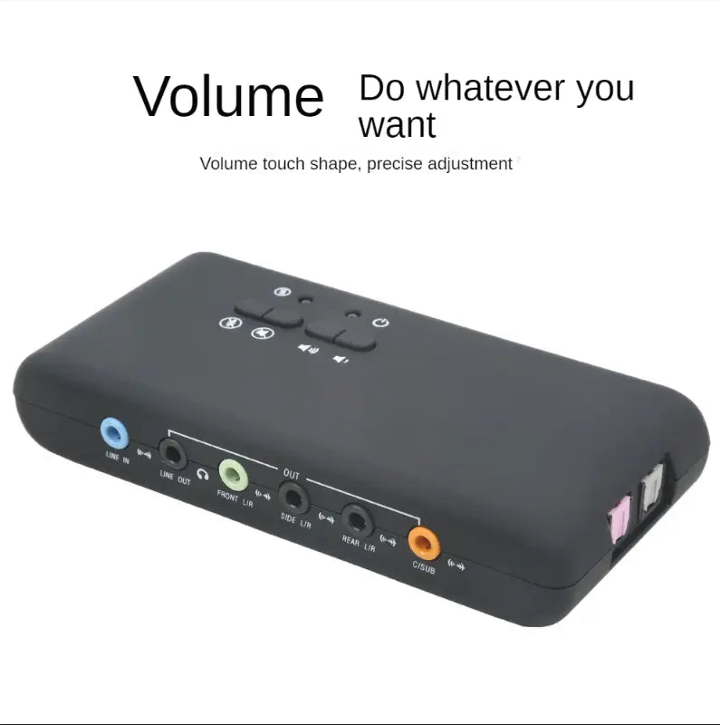 Stereo USB Dynamic Audio Optical Fiber Surround Sound Digital External 3D Sound Card 7.1 Channel Recording Playback Interface