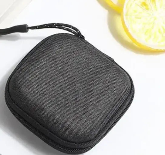 Hard Portable Shockproof Headphone Earphone Accessories Case Memory Card USB Cable Headset Storage Bag