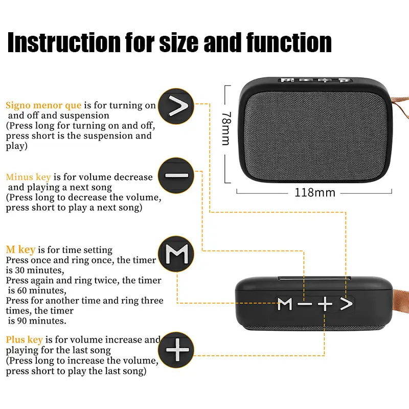 TWS Speakers Portable Bluetooth Speaker Outdoor Mini Loudspeaker HD Subwoofer 3D Stereo Music Player Surround HiFi Audio Player
