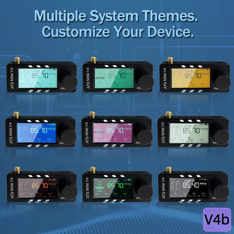 AMNVOLT V4b ATS MINI SI4732 Radio ALL Band DSP Radio FM AM SSB LSB USB Receiver with Added the Wired Headphone Feature