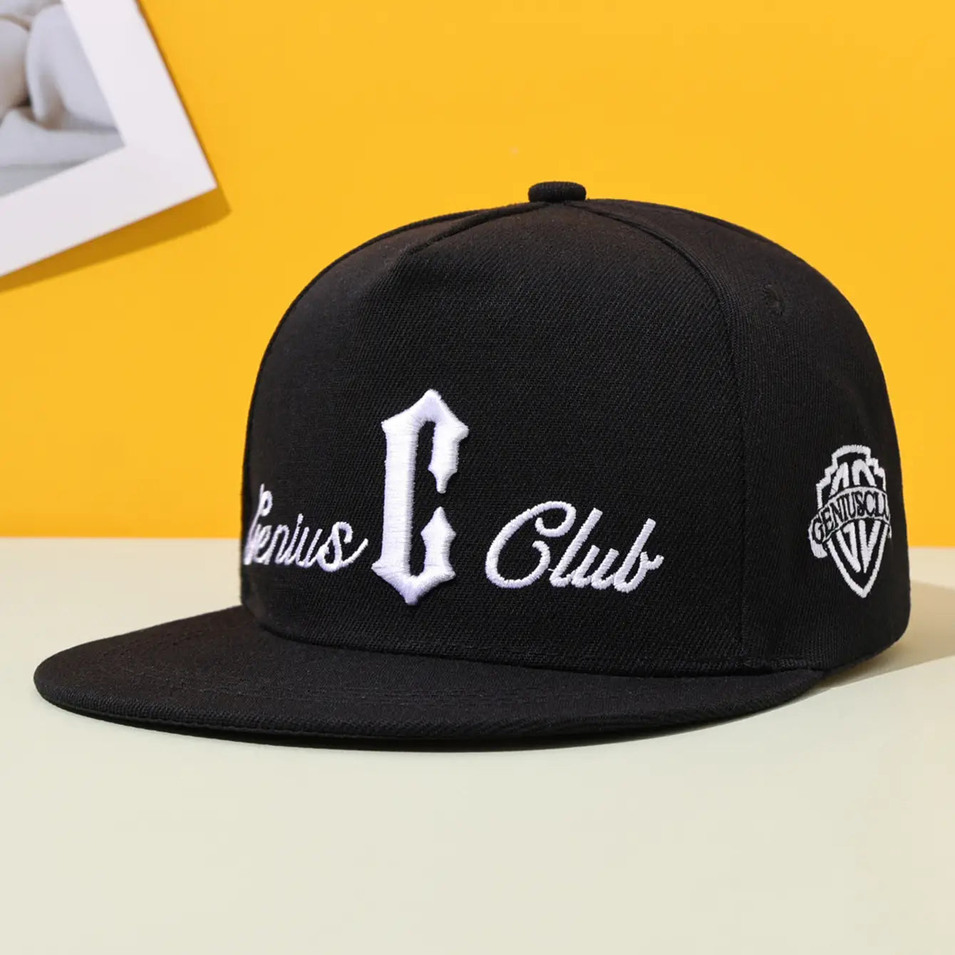 Hip hop baseball cap trendy flat eave duckbill cap street casual embroidered hip-hop cap suitable for outdoor shading