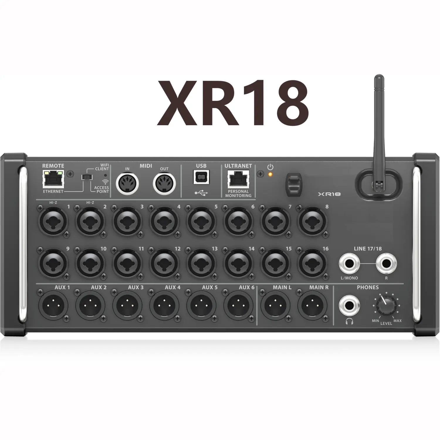 Paulkitson Mr18 Rack Mounted Digital Mixer Studio Recording Console Suitable For Ipad/Android Tablets With Midas Preamplifier