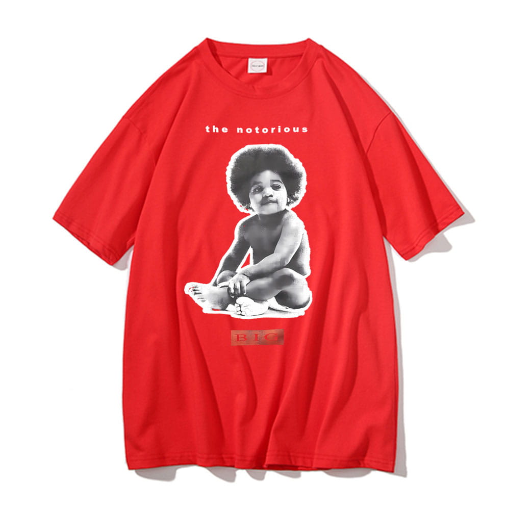 Rapper The Notorious Big Poppa Graphic T Shirt Men’s Rap Oversized Short Sleeve Biggie Smalls T-shirts Men Hip Hop Tshirt