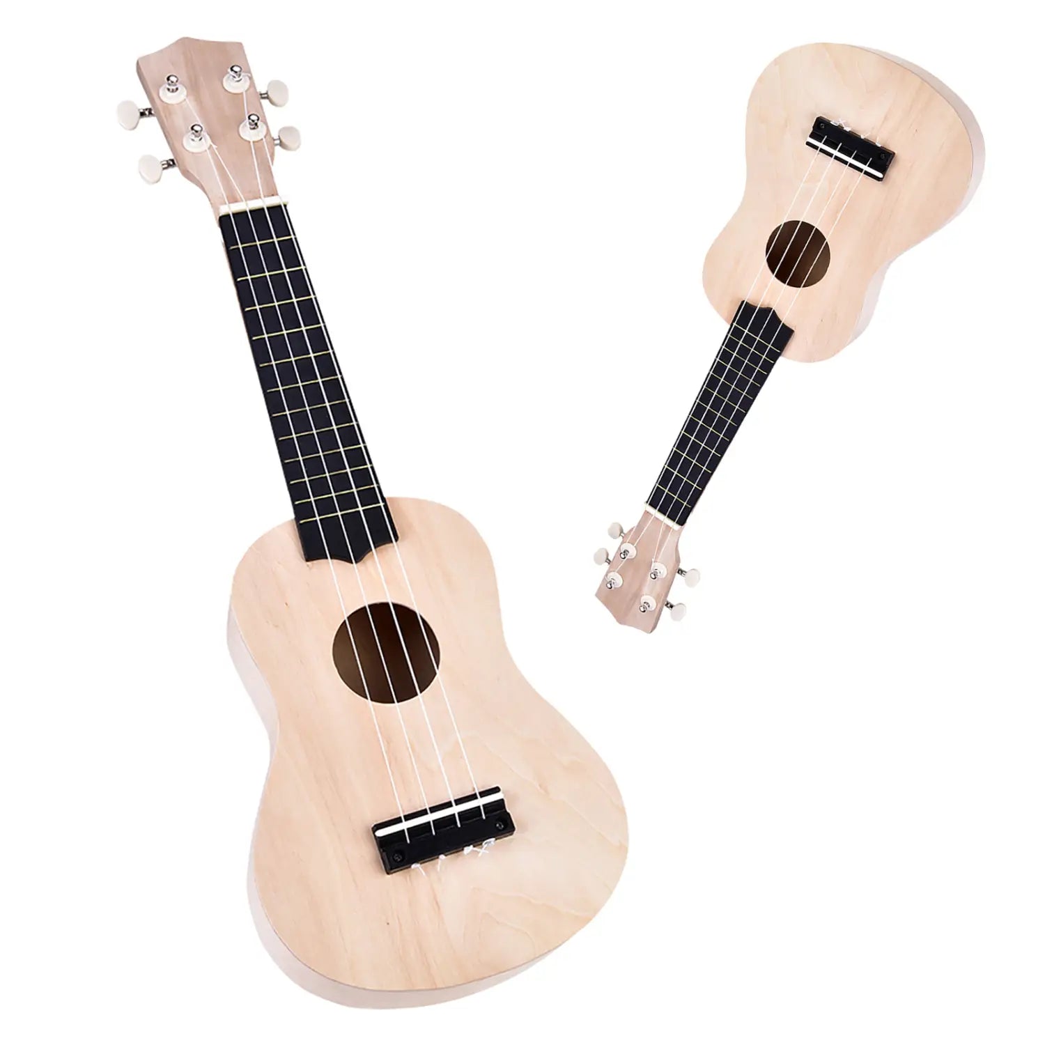 21inch Basswood 4 String Ukelele DIY Kit Instrument Accessory Basswood Ukelele Ukelele DIY Kit DIY Ukelele Instrument Accessory