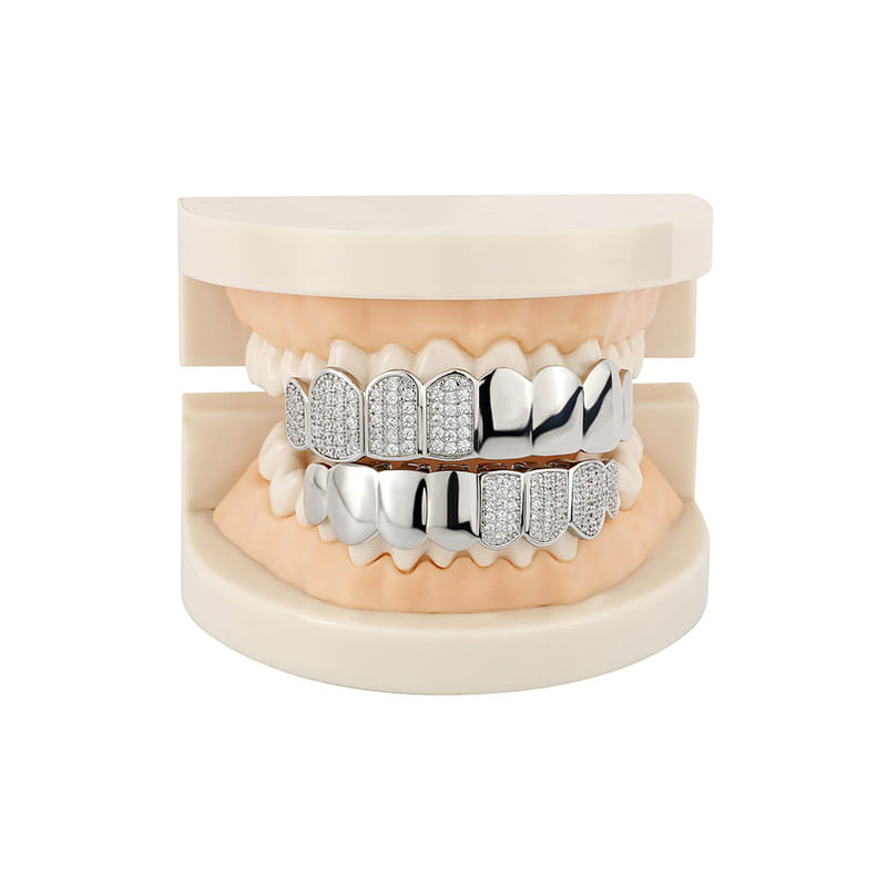 High-end New Exquisite Halloween High Quality Hip-Hop Suitable Both Men Women Versatile Hollow-Out Punk Rapper Party Gift Grillz