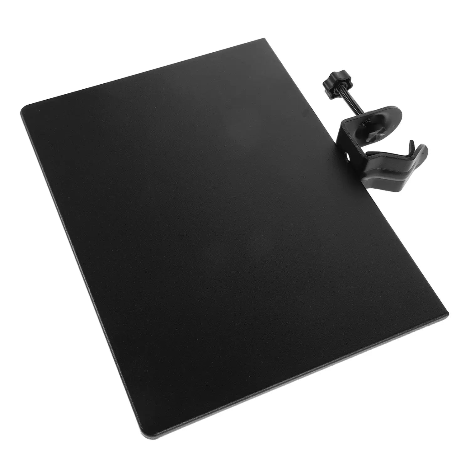 Adjustable Microphone Stand Tray Metal Clamp-on Organizer for Sound Card Mic Stand Live Streaming Karaoke Concert Sheet Music