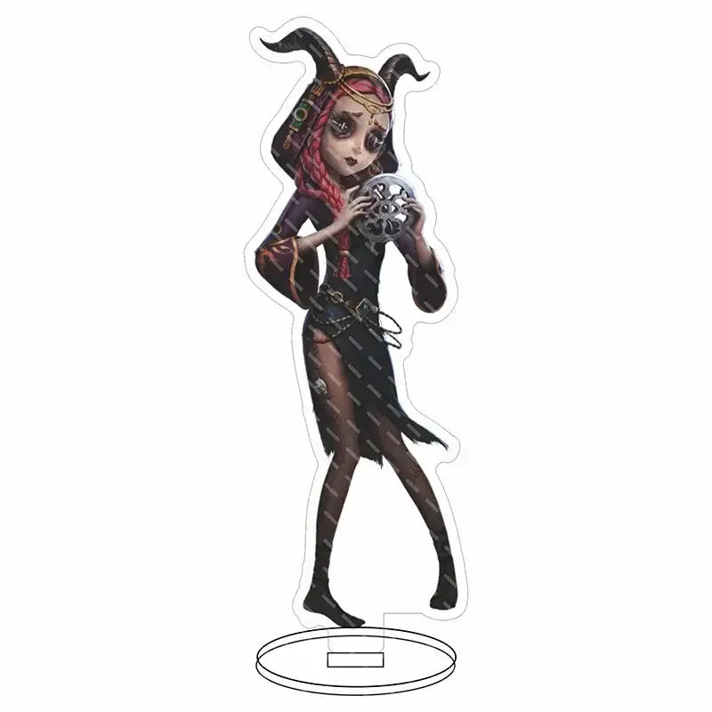 Hip Hop Anime Identity V DIY Stand Acrylic Game Figure Lucky Guy Reznik Emma Woods Helena Adams Model Plate Desk Decor Toy Doll