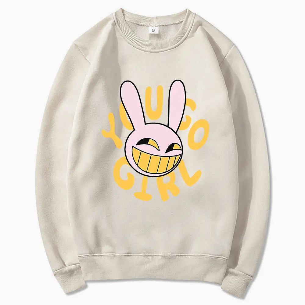 YOU GO GIRL Digital Circus Jax Hoodie Fashion Women Harajuku Funny Cute Rabbit Hoodie Unisex Cartoon Vintage Pullover Sweatshirt