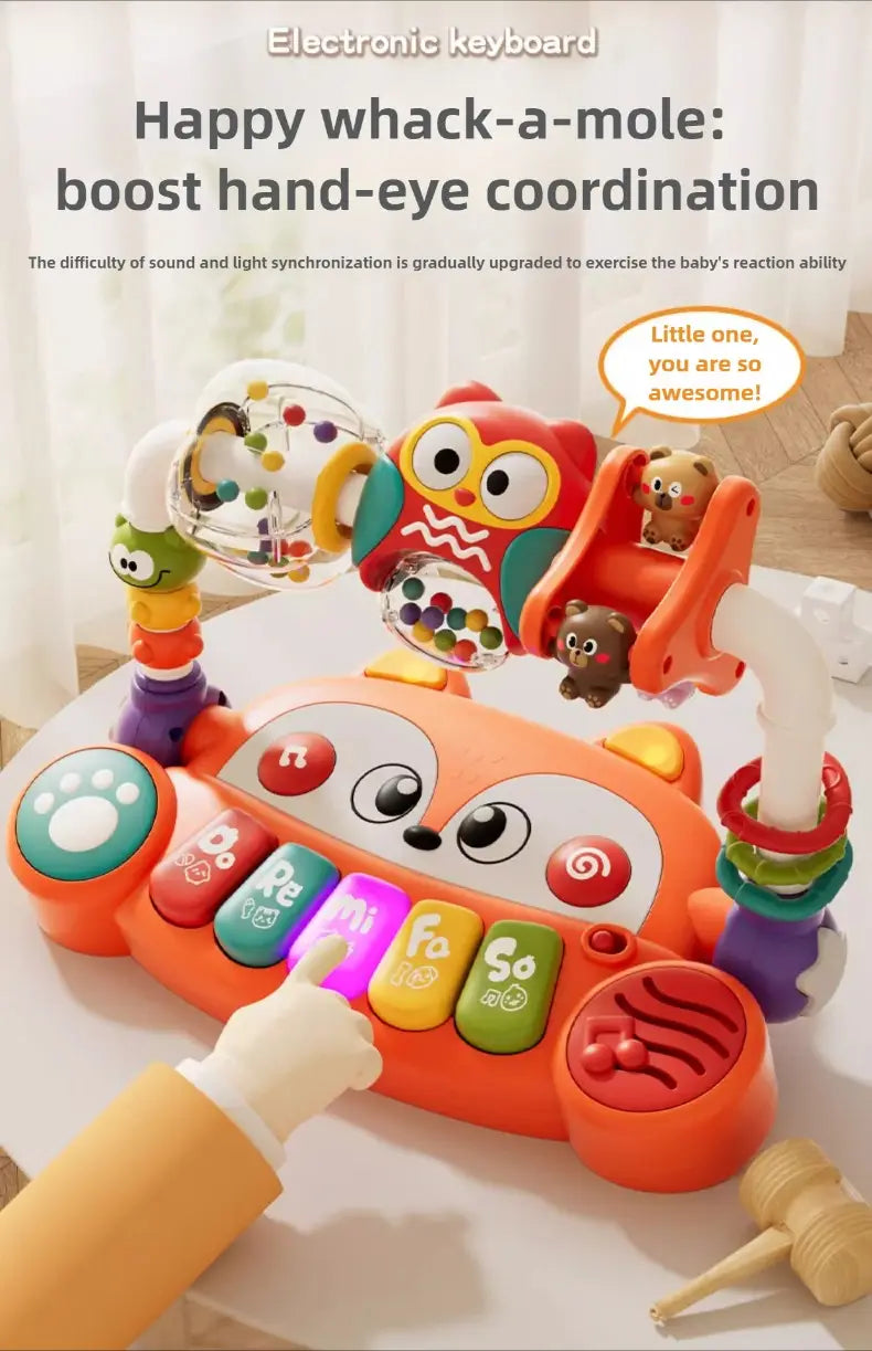 Electronic Keyboard Multifunctional Baby Mini Piano with Lights Music Toddlers Musical Instruments Educational Toys Kids Gifts