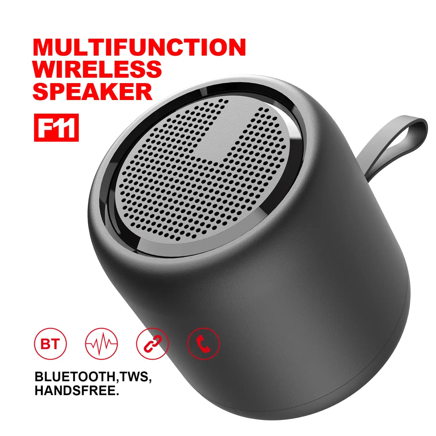 New 2025 Wireless Music Player Outdoor Camping Bluetooth Audio TWS Mini Subwoofer Portable Speaker Home Decor Gift IPX4