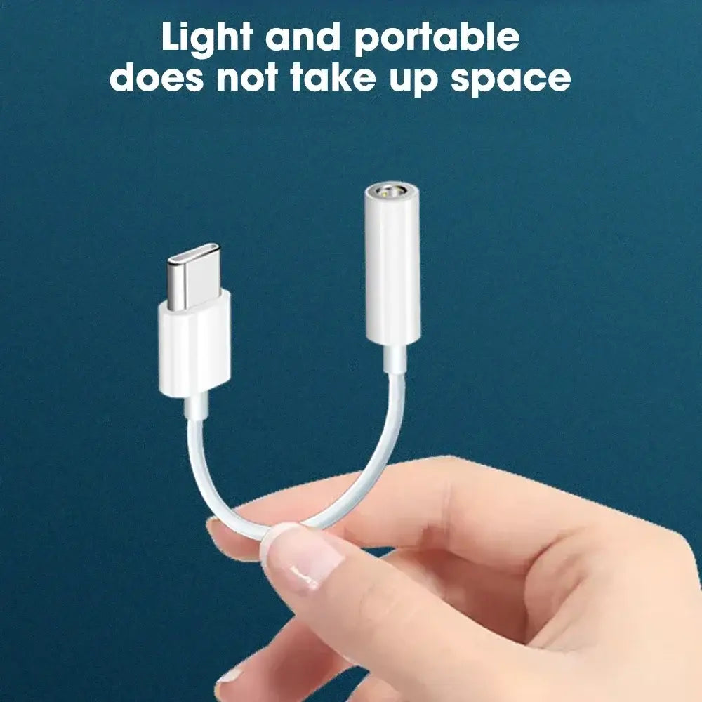 For IPhone 17 16 15 Plus Pro Max HiFi USB Type C To 3.5 Jack Earphone Adapter Type-C 3 5mm Audio Cable Converter