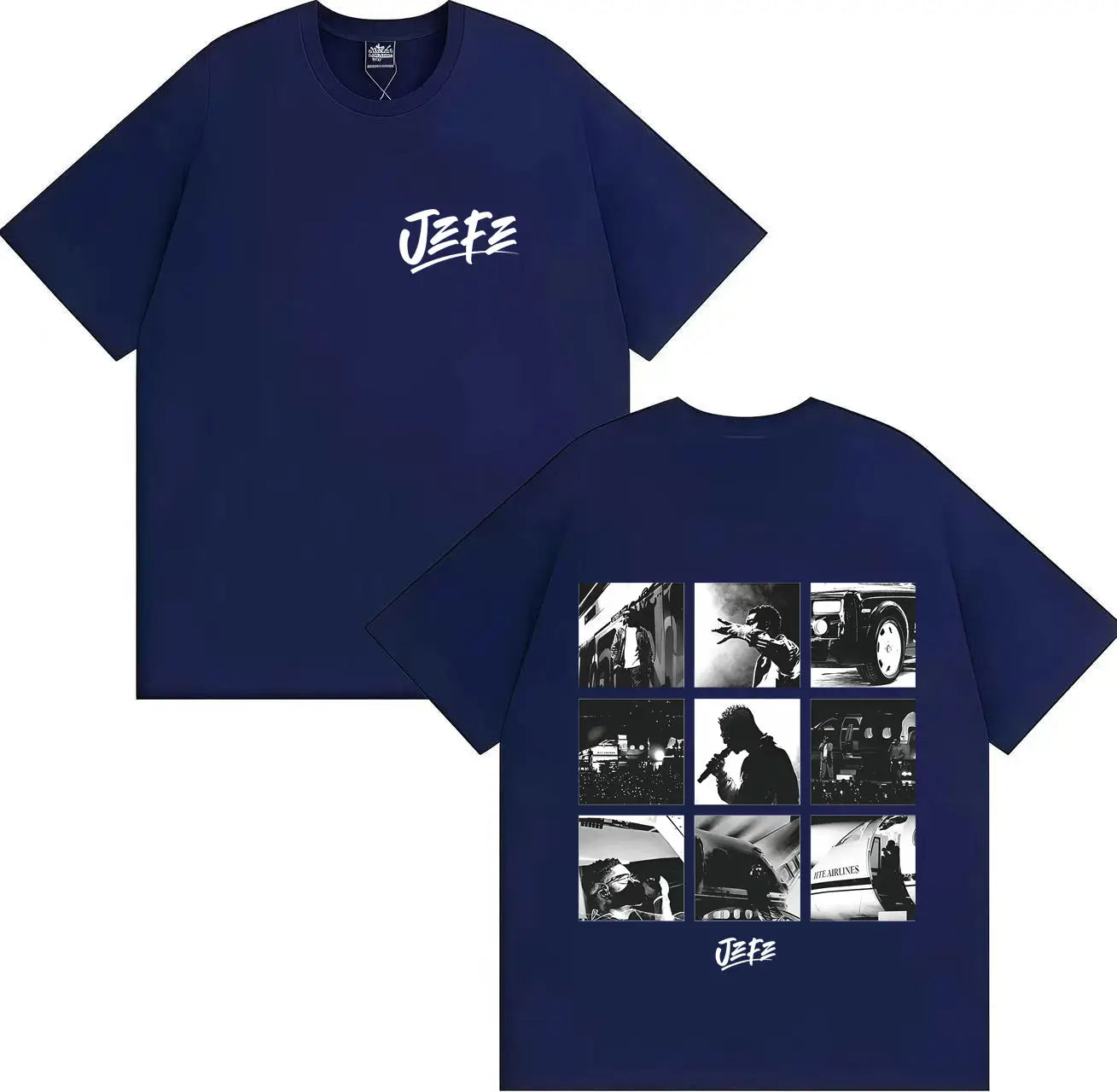 Hot Sale Rapper Ninho Jefe Harajuku Tshirt Men Women Hip Hop Fashion Summer Casual Short Sleeve Cotton Y2K T Shirt Tops Teenager