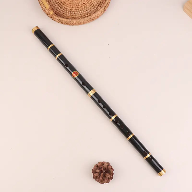 【6 Holes Bamboo Flute F Key Folk Sound Durable Lightweight Handmade Bamboo Transverse Flute Musical Instrument For Beginners】
