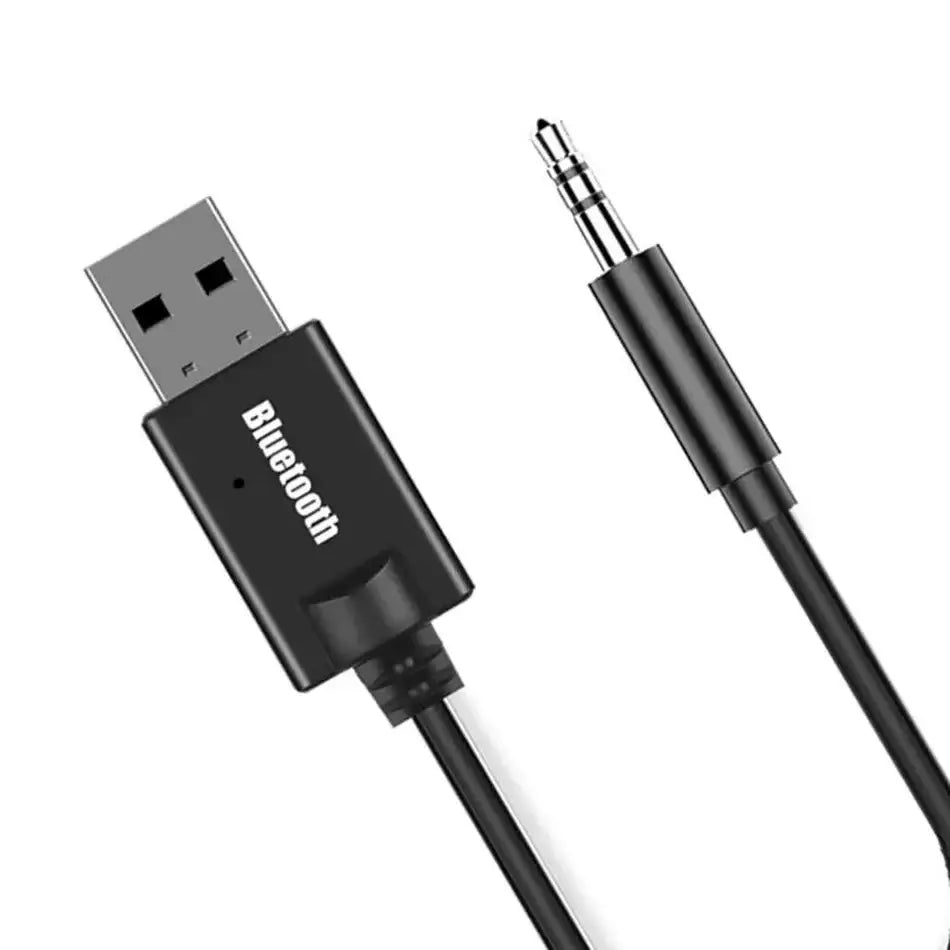 VIKEFON Bluetooth 5.0 Audio Receiver Cable Transform USB Receiver Dongle 3.5mm AUX Jack Wireless Car Music Adapter Cable