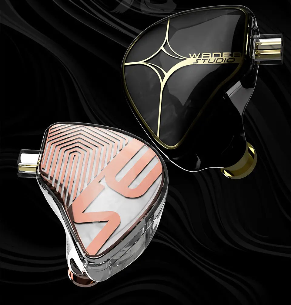 TANGZU WAN ER STUDIO Edition In Ear Monitors 10mm PET Diaphragm Dynamic Driver Replaceable 0.78mm 2Pin HiFi Wired Music Earphone