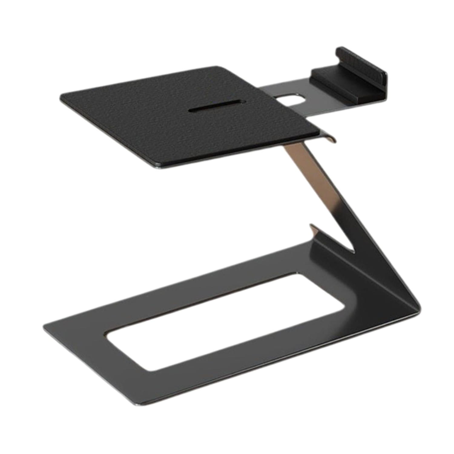 Desktop Speaker Stand, Studio Monitor Riser 6° Incline Design Space Saving Mount with Vibration Absorption Pad for Study Room