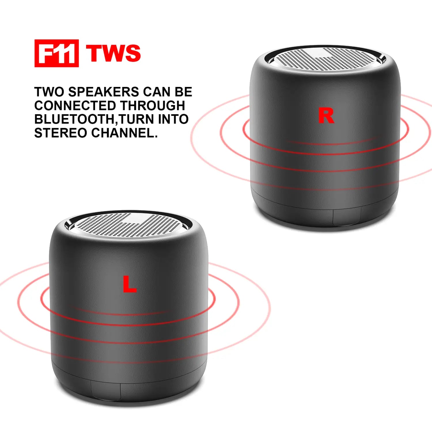 New 2025 Wireless Music Player Outdoor Camping Bluetooth Audio TWS Mini Subwoofer Portable Speaker Home Decor Gift IPX4