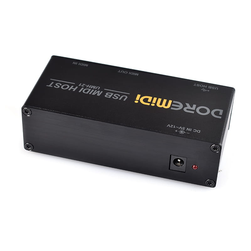 DOREMiDi High-Speed USB MIDI Host Box MIDI Host USB To MIDI Converter UMH-21 Compatible All Devices with USB MIDI Interfaces