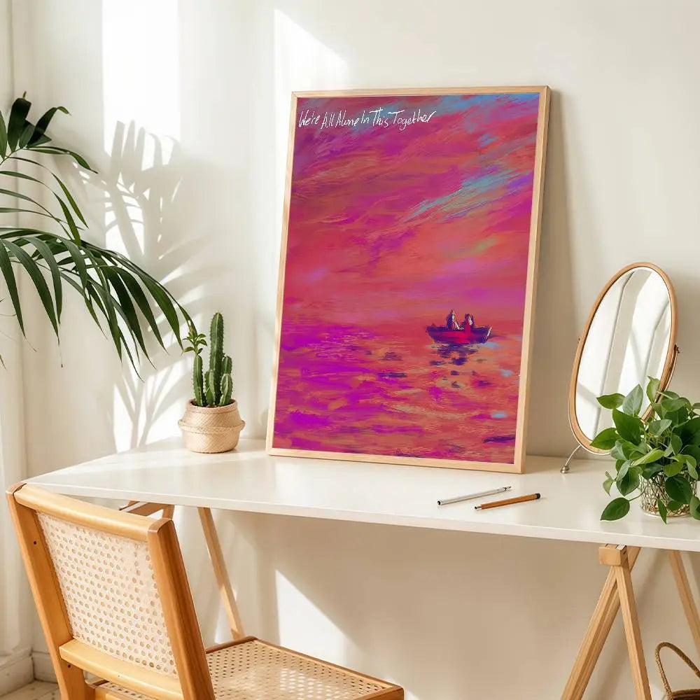 Pop Hip Hop Rapper Santan D-dave Music Album Poster Suitable For Home Living Room Bedroom Office Bar Wall Decoration Sticker