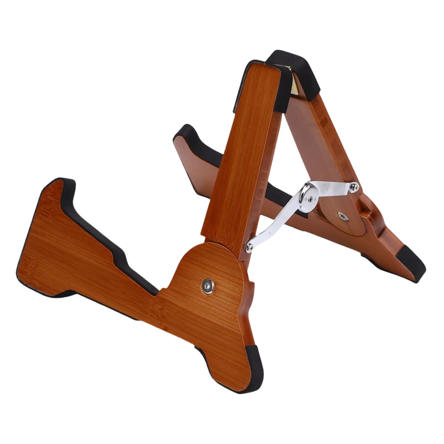 Guitar Stand A-frame Foldable Guitar Stand Matte Wood Guitar Stand for Guitar Bass Cello Mandolin Banjo Ukulele