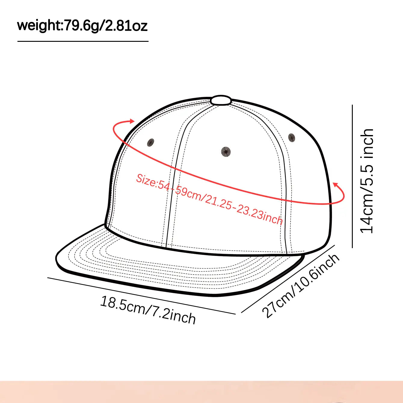 Hip hop baseball cap trendy flat eave duckbill cap street casual embroidered hip-hop cap suitable for outdoor shading