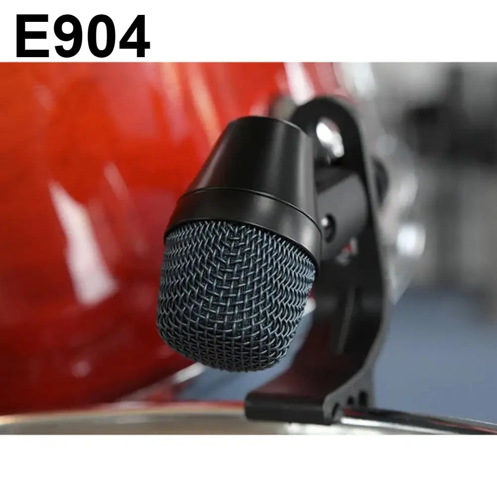 E904 Instrument Microphone drum Cardioid Wired Drum Microphone with Clip Arm Mount for Professional recording mic Plastick shell