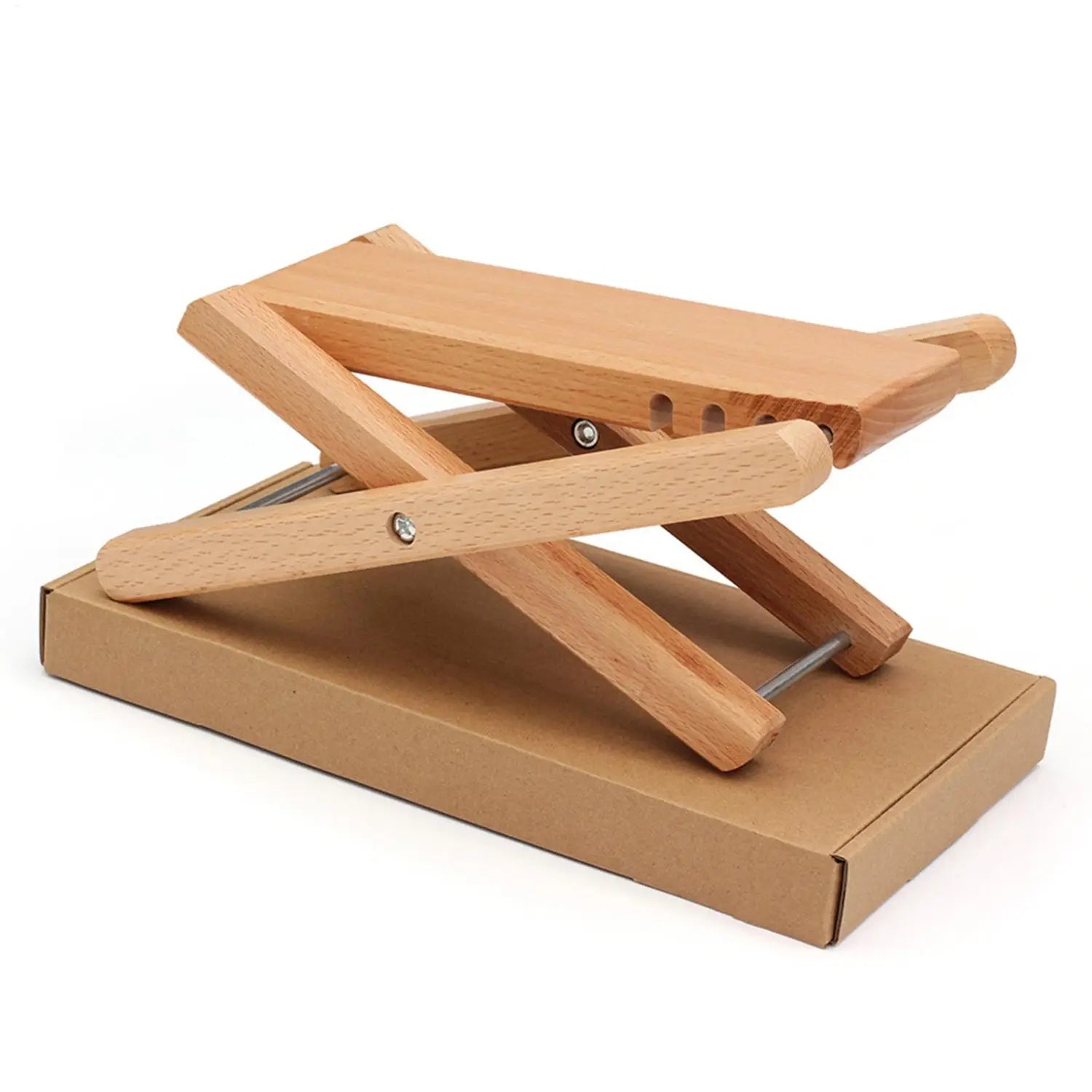 Adjustable Guitar Foot Stool Ergonomic Wooden Leg Rest Musician Footrest for Classical Guitar Home Studio Stage Pipa Player
