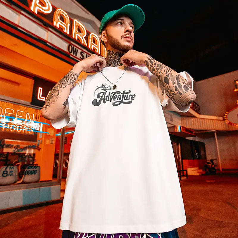 Men’s Oversized Hip Hop Tshirt Funny Creative Printing y2k Streetwear Summer Short Sleeve Male Tops Harajuku Fashion Tee Shirt