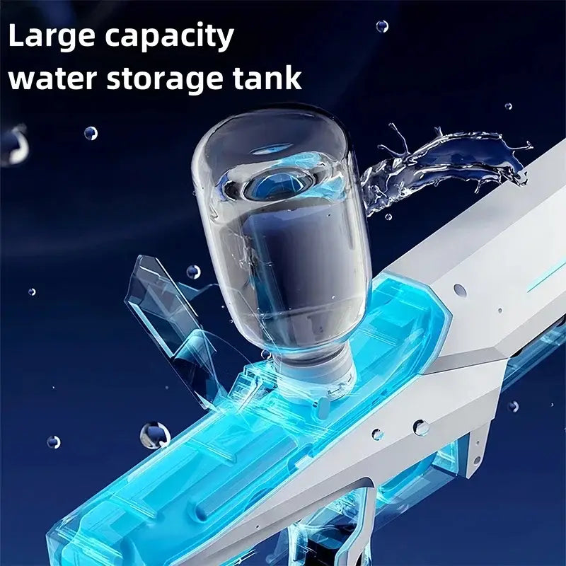 Electric Water Guns for Adults Powerful Squirt Automatic Suction Water Storage Gun Blasters Summer Outdoor Game Toy for Boy Kid