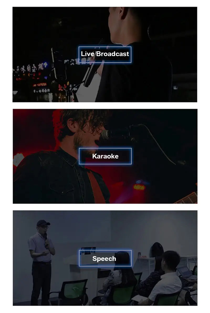 UHF Wireless Handheld Dynamic Karaoke Microphone Bluetooth Receiver Performing Professional Home Reverb High and Low Bass Mic