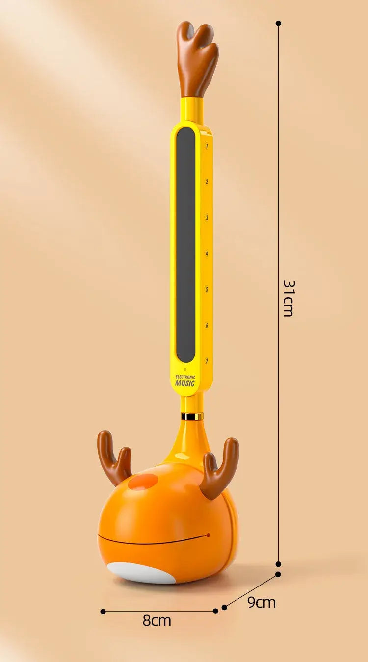 Otamatone Electronic Musical Instrument Portable Synthesizer Toy Deer & Whale Tadpole Piano Music Maker for Kids Beginners Gift