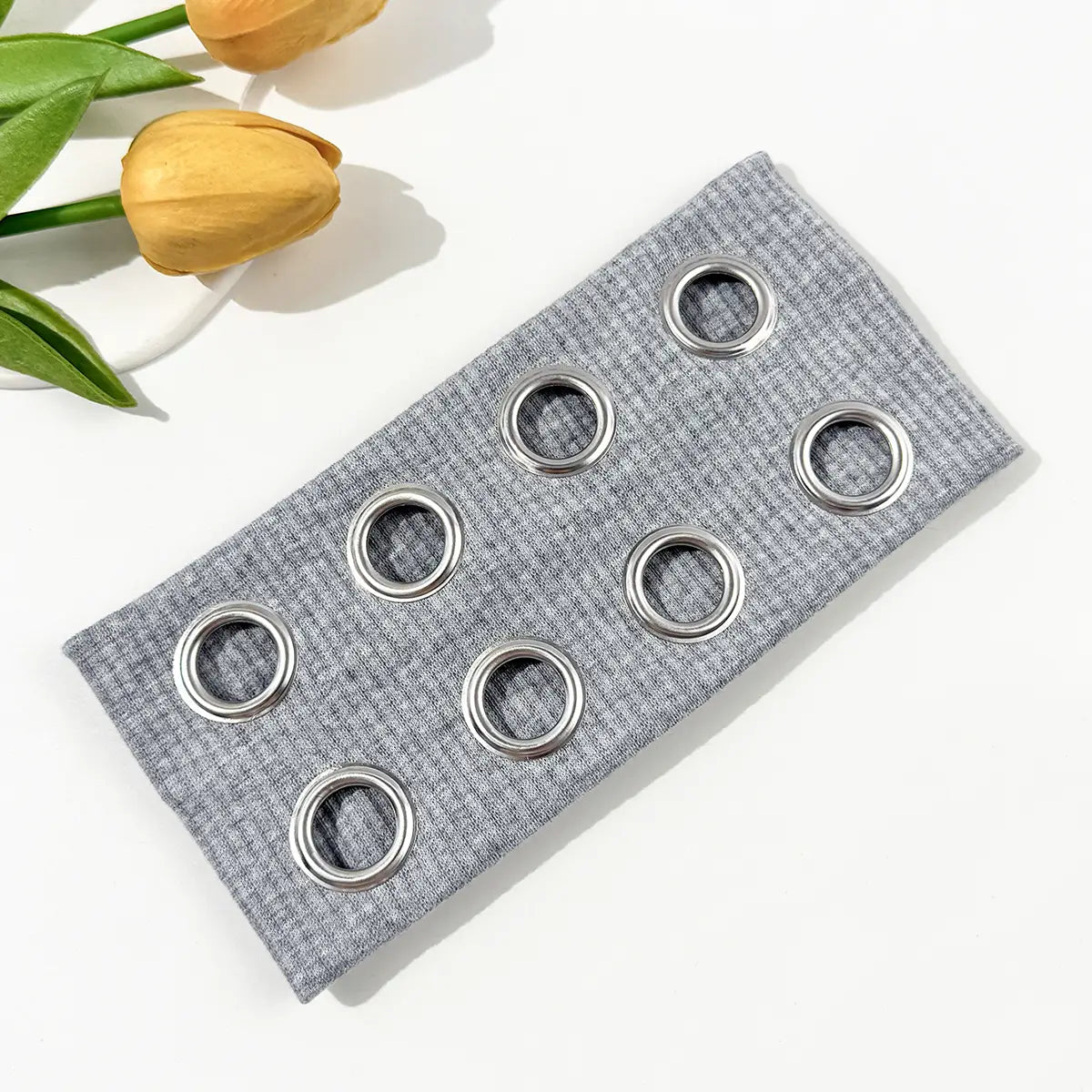 Hip-Hop Punk Hollowed-Out Metal Wide Edge Headband Retro Elastic Band Unisex Sweet Cool Style for Men And Women