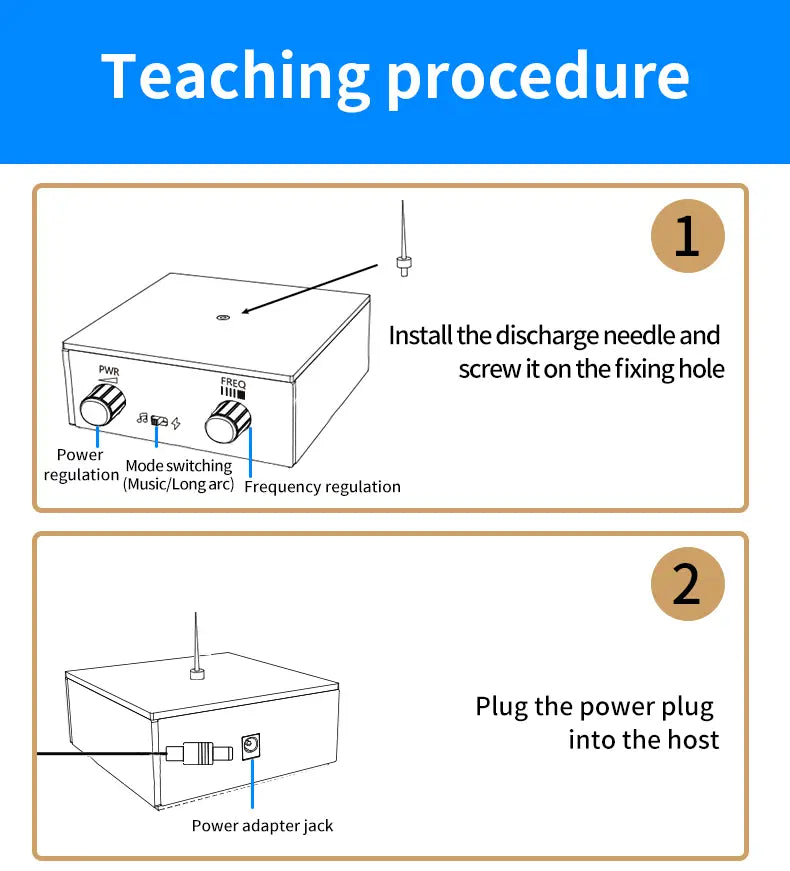 Music Tesla Coil Bluetooth/AUX Dual Mode Music Box Artificial Lightning Touchable Audio Input Bluetooth Science Experiments