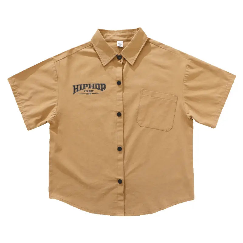 Kids Hiphop Dance Rapper Clothes Outfit Japanese Boys Hip-hop Style y2k Streetwear Accessories Child Fashion Performance Costume