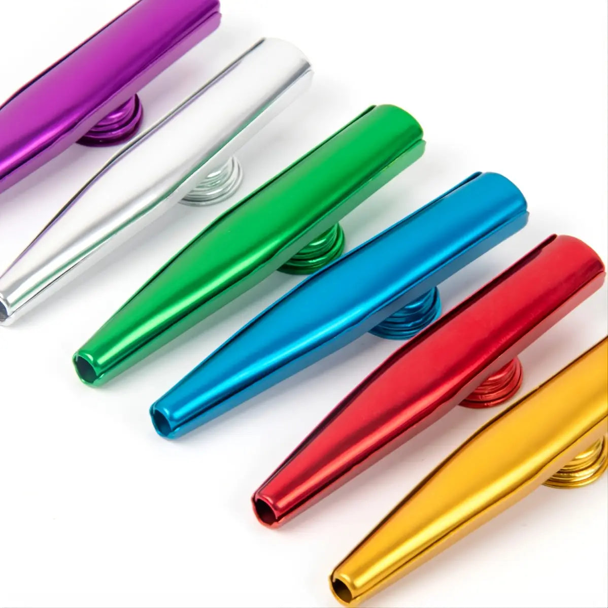 Metal Kazoo Accompaniment for Guitar Ukulele Beginner Simple Easy-to-Learn Instrument Portable Whistle Musical Device Gift Set