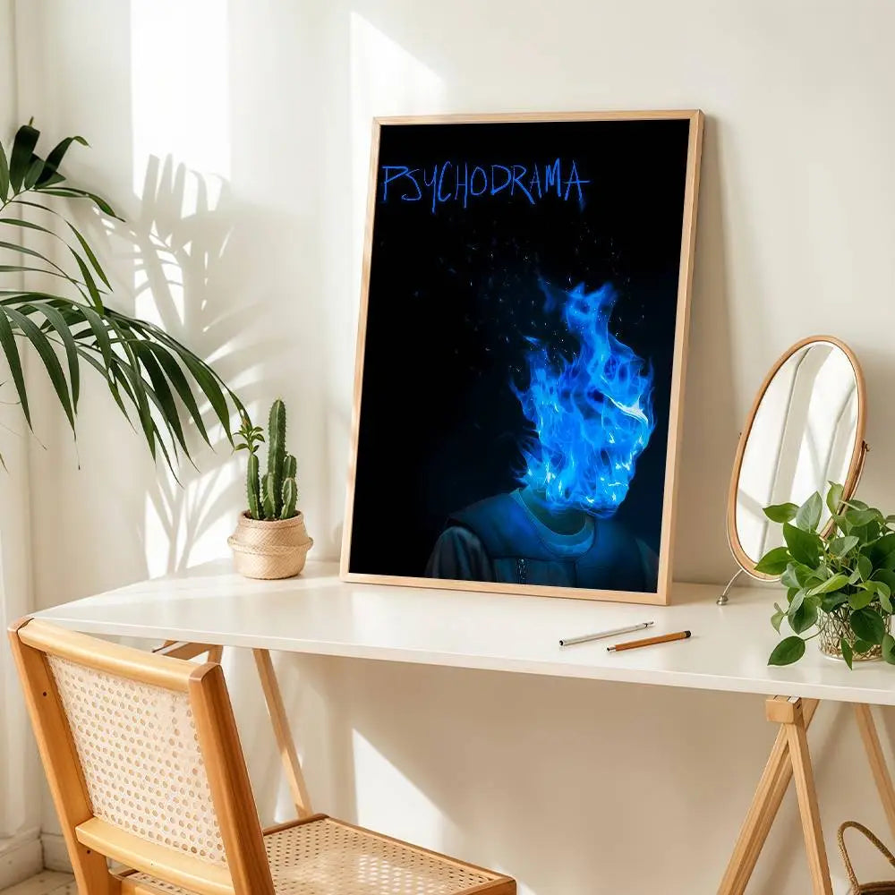 Pop Hip Hop Rapper Santan D-dave Music Album Poster Suitable For Home Living Room Bedroom Office Bar Wall Decoration Sticker