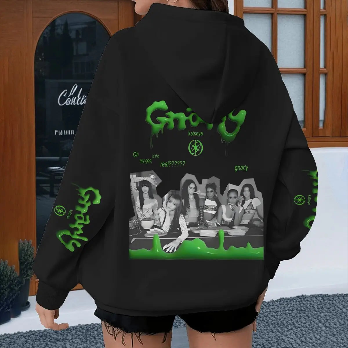 Street Style Katseye Women’s Hoodies Hip Hop Pop Music Band Katseye Streetwear Long Sleeve Spring Autumn Unisex Hoody Gifts