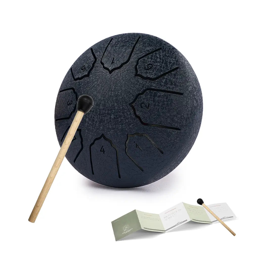 Mini Steel Tongue Drum 4 Inch 8 Notes Rain Drum for OutsideSteel Tongue Drum Rain Chime Musical Instruments for Adults Kids