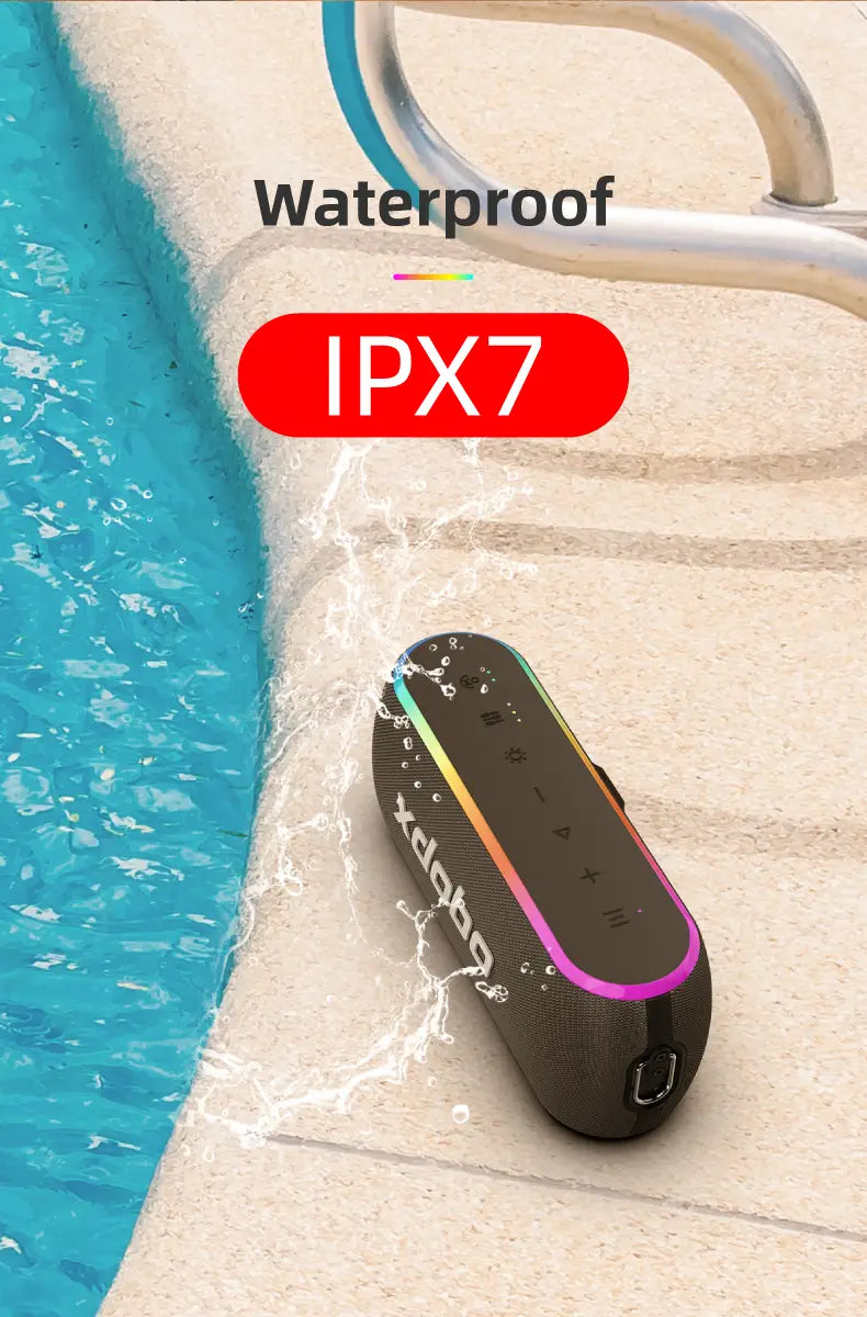 XDOBO X8 III Bluetooth Speaker Wireless Subwoofer 6600mAh 60W Powerful Deep Bass Power Bank Outdoor Party Hiking Music Fun