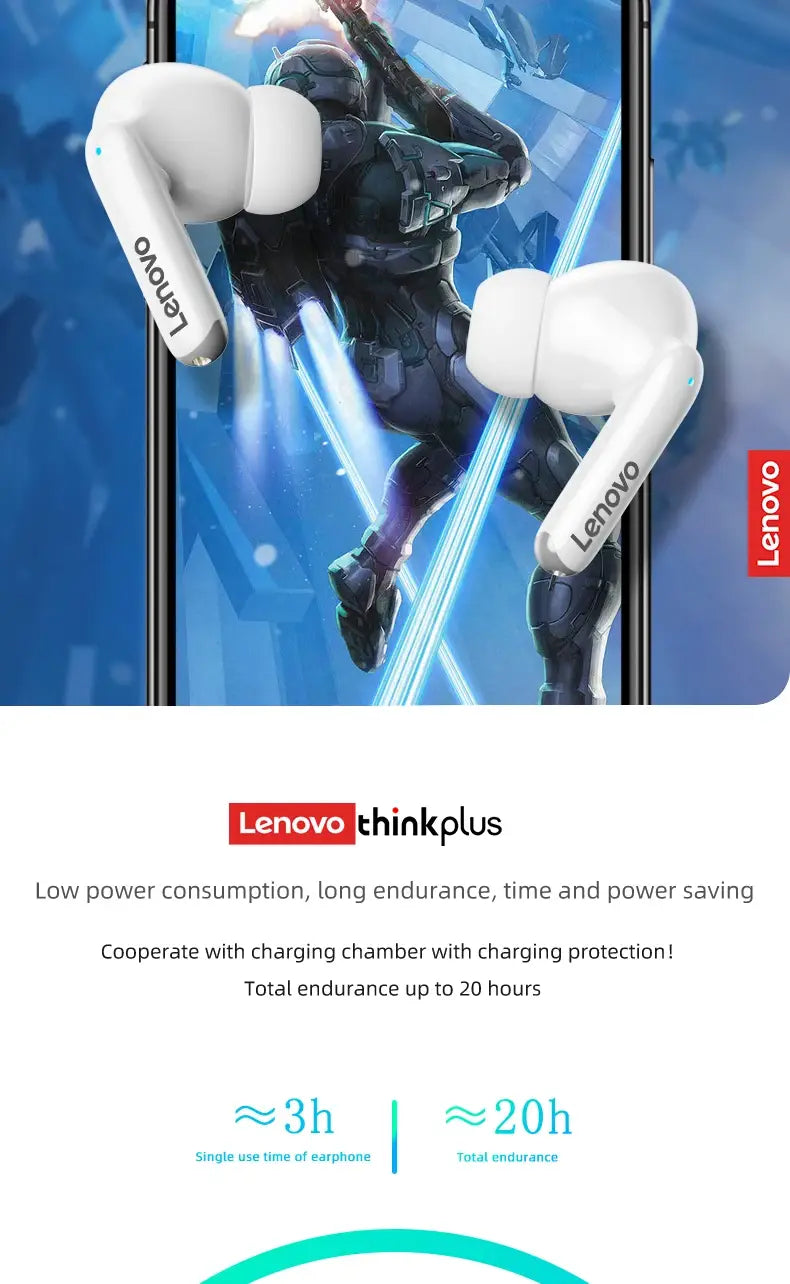 Lenovo XT88 Wireless Bluetooth Earbuds Hifi Music Earphone With Microphone Headphone Sport Waterproof Headset 2022 New