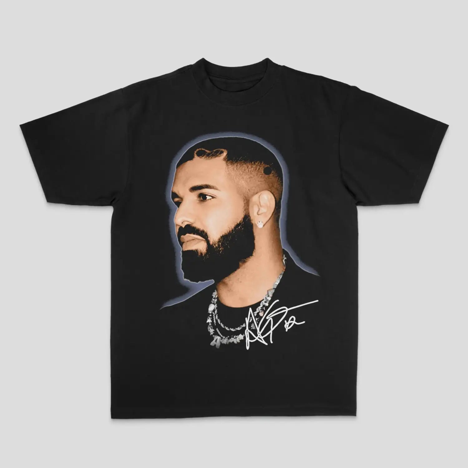 Hip-hop and Rap Top European and American Drake Male Duck Rock High Street Sports Casual Men’s and Women’s T-shirt Couple