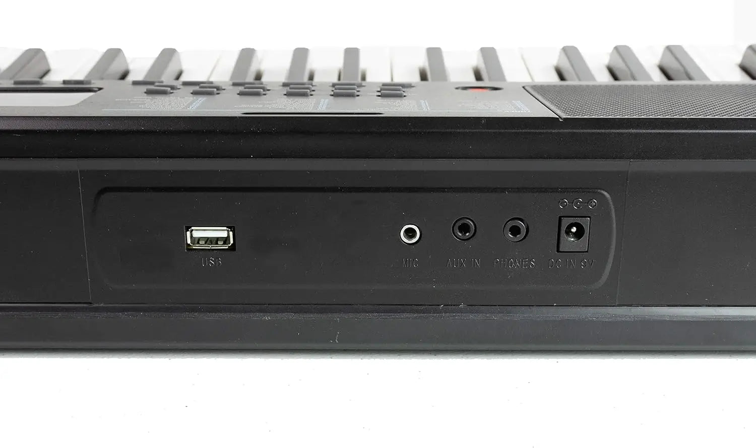 61-Key Compact Keyboard Piano with LED Display Keynote Stickers & Lessons for Beginners