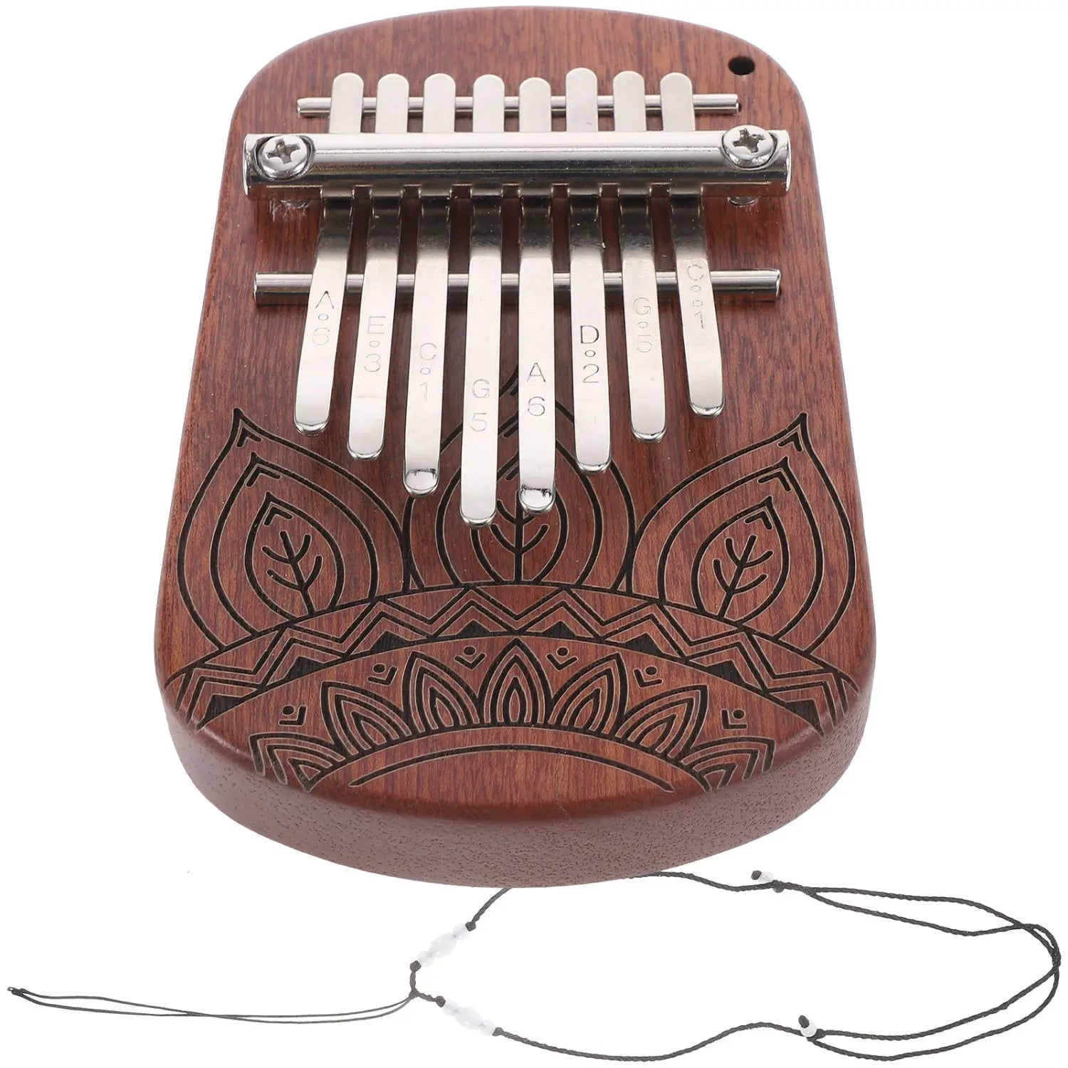 8 Keys Mini Kalimba Thumb Piano For Beginners Kids Adults Portable Finger Piano Wooden Musical Instrument Home School Camping