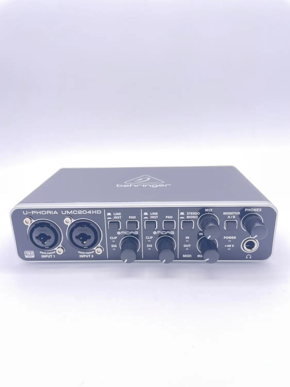 Behringer UMC204HD/UMC202HD/ UMC22 Sound Card Audio Interface Recording Independent External Sound Card Midi Live Broadcast