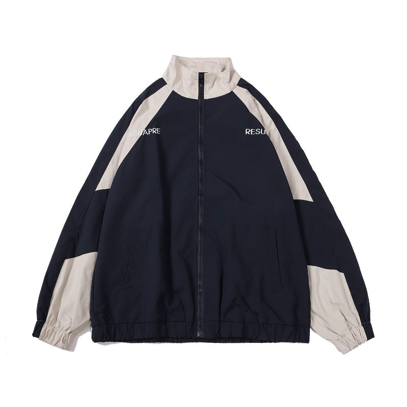 Hip Hop Varsity Jacket Men High Street Patchwork Color Black Windbreaker Coats Women Spring Autumn Thin Fashion College Jackets