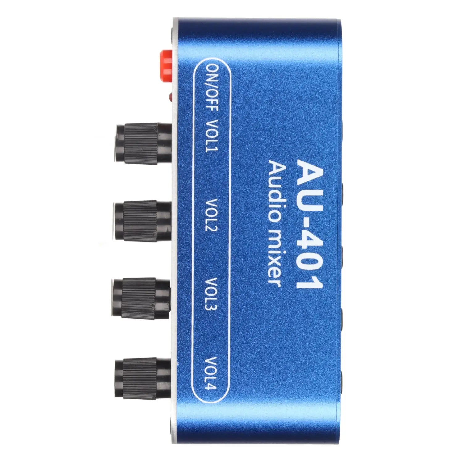 Mini Stereo Mixer 4 in 1 Out Volume Adjustment 3.5mm Sound Selector Amplifier DC 5V-12V For PC Laptop Headphone