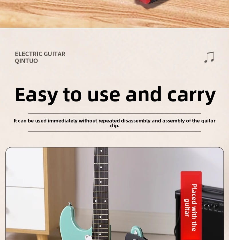 Aluminum Alloy Electric Guitar Practice Stand Portable Piano Practice Stand Adjustable Anti-slip Musical Instrument Accessories