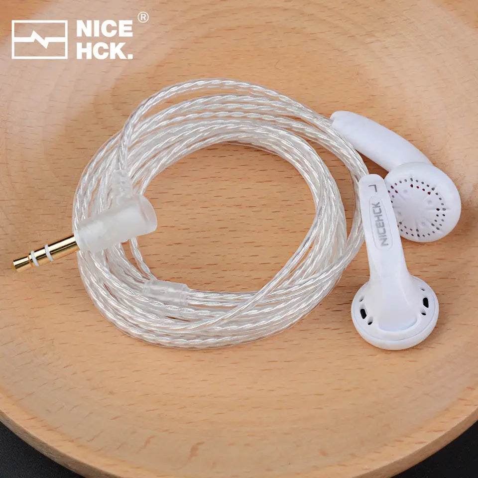 NiceHCK YD30 UV Varnish Surface 3.5mm HIFI Music Wired Earbud 15.4mm Dynamic HD Microphone Earphone for Gaming Meeting Vido EB2S