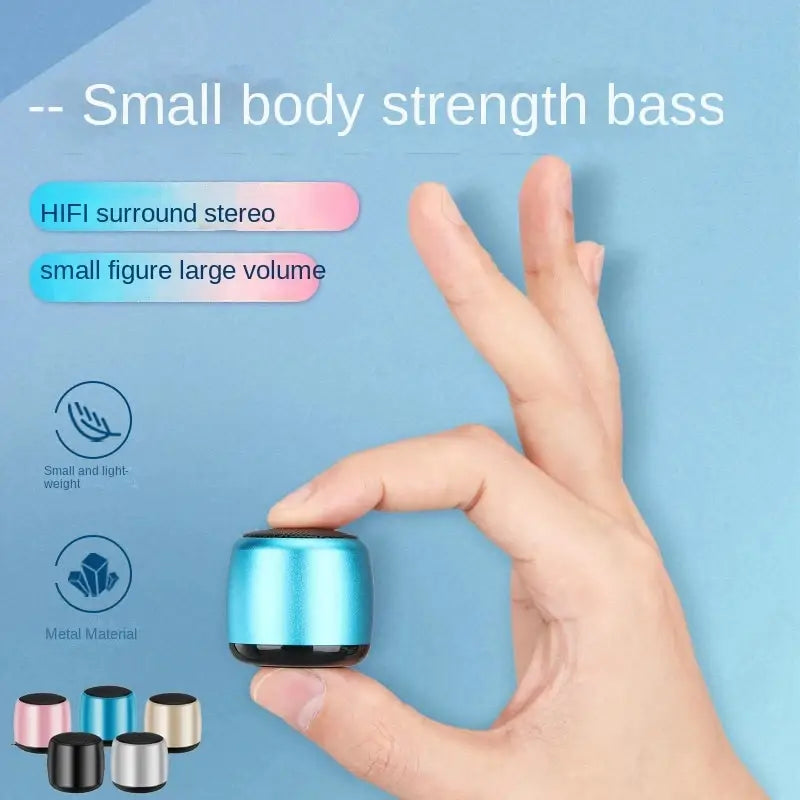 M1 Portable Bluetooth Haut-Parleur Musique Stéréo Surround Mini USB Extérieur Subwoofer Haut-Parleur Lecteur Audio Haut-Parleur