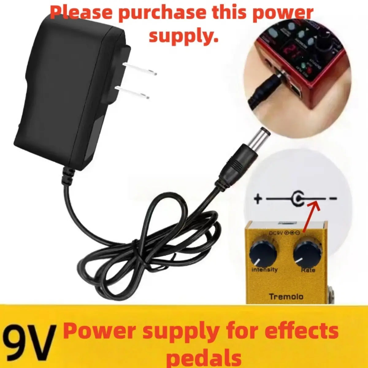 Mini Electric Guitar Effect Pedal Overdrive/Distortion Crunch/US Dream/Chorus/Vintage Phase/Digital Delay/Tremolo